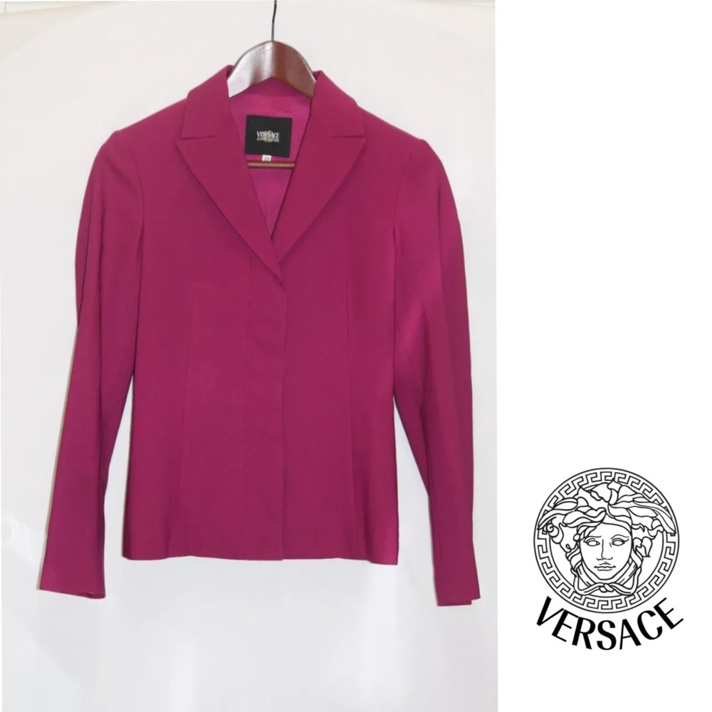 VERSACE CLASSIC LAPEL COLLAR BLAZER JACKET SIZE S